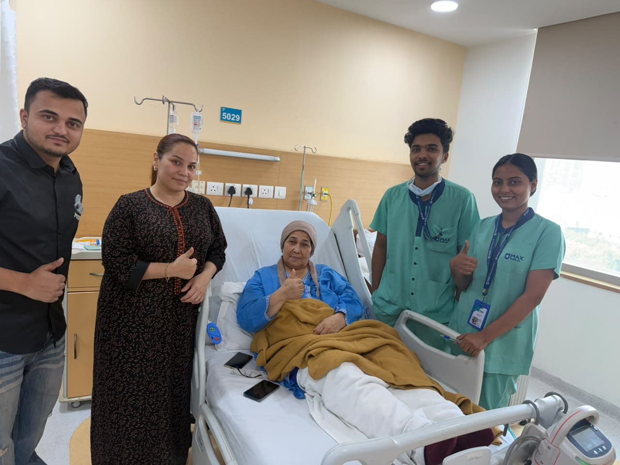 Patient hospital arrival & welcome